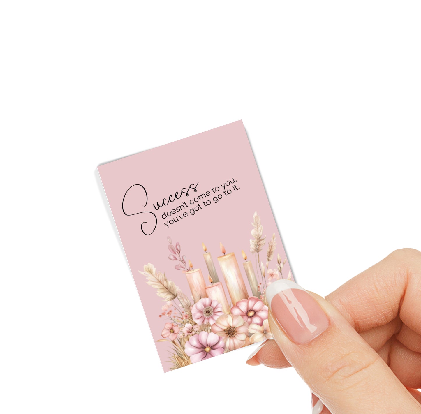 Journal Planner Card, Pocket Card for Planners