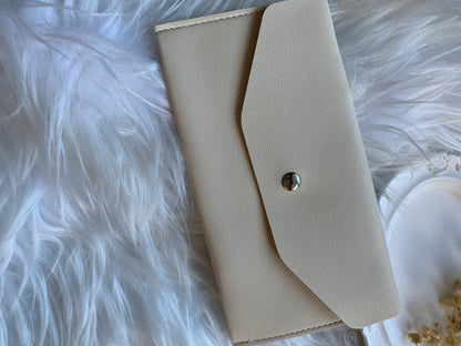 Cream cash saving wallet
