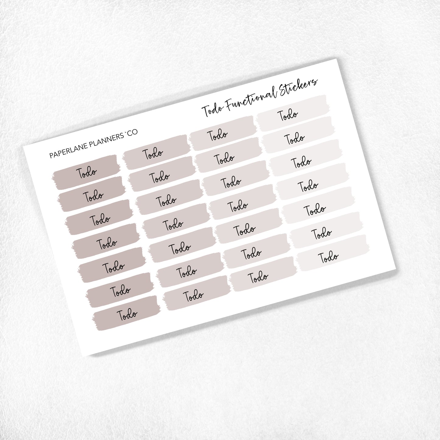 Todo Functional Script Stickers