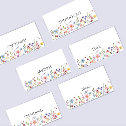 WILD FLOWERS CASH SAVING INSERT x 1