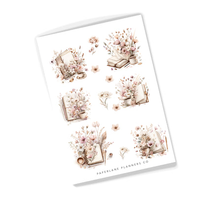 BOHO FLORAL BOOK | PLANNER DECO STICKERS