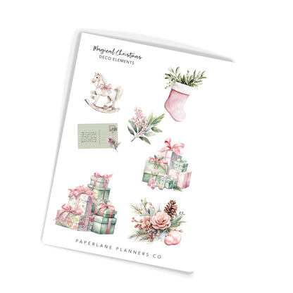 Set of 4 transparent washi sticker sheets- Paperlane Planners `Co
