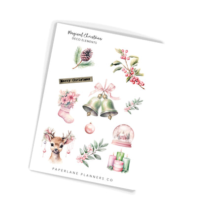 Set of 4 transparent washi sticker sheets- Paperlane Planners `Co