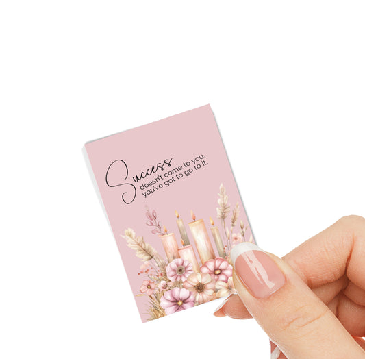 Journal Planner Card, Pocket Card for Planners