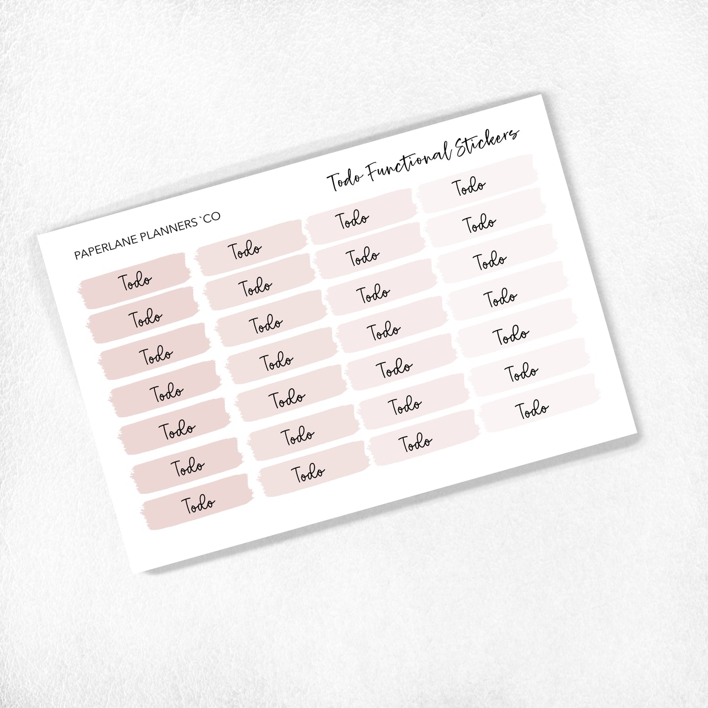 Todo Functional Script Stickers