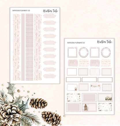 Winters Tale Weekly Kit - Paperlane Planners Co