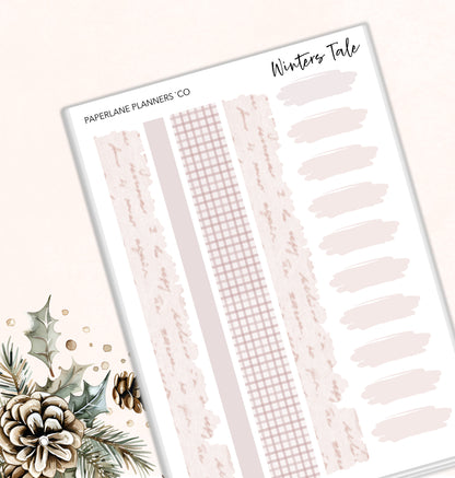 Winters Tale Weekly Kit - Paperlane Planners Co