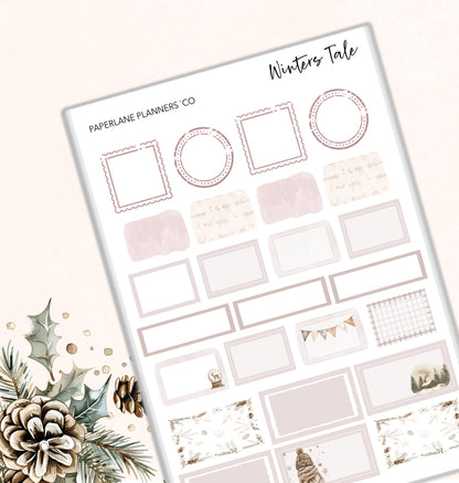 Winters Tale Weekly Kit - Paperlane Planners Co